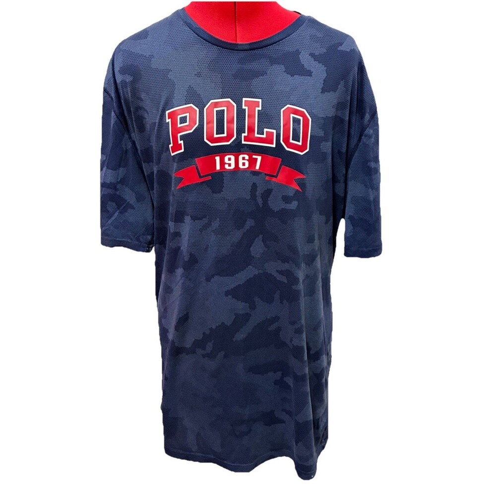 Polo Ralph Lauren Men’s Blue Camo Shirt Size XL
